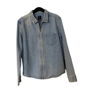 RVCA | Zip-Up Denim Jacket | Size L